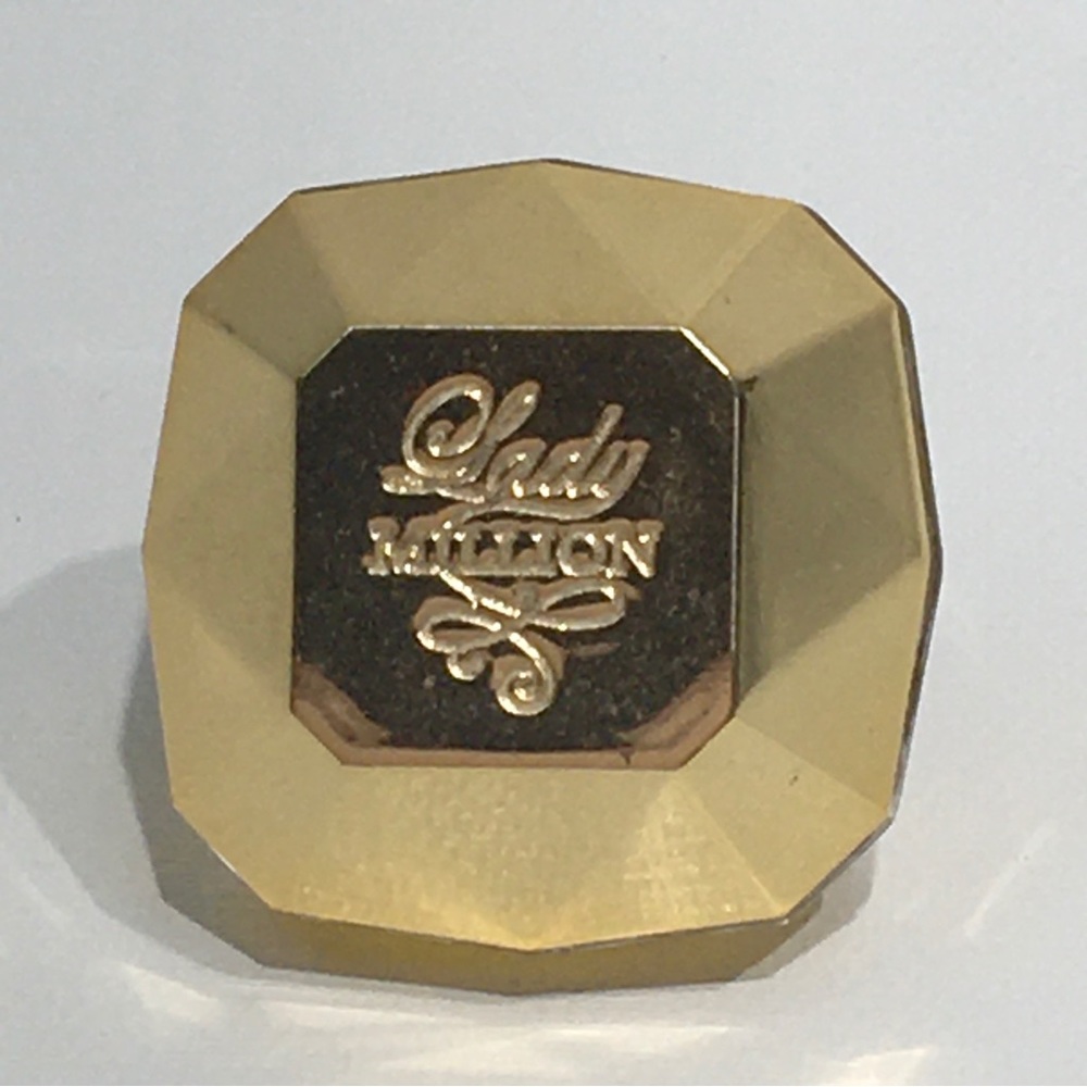 Lady Million Eau De Parfum Dab On By Paco Rabanne Faceted Jewel Bottle